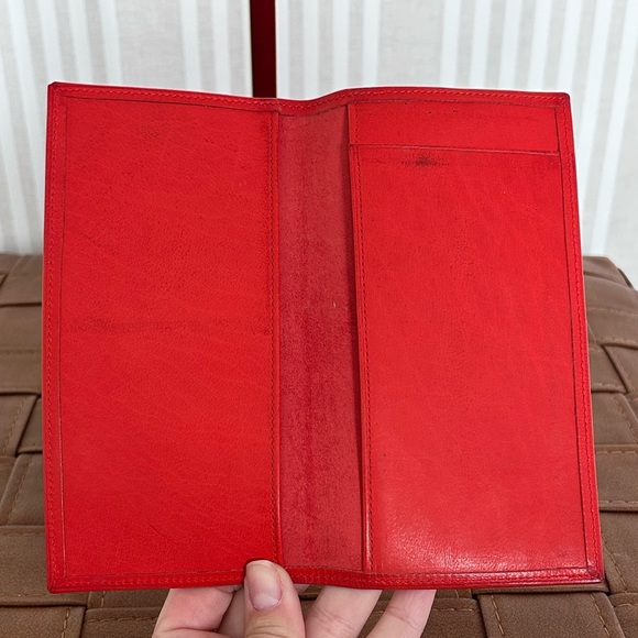 Vintage Coach Red Leather Combination Wallet Checkbook *Rare* Item - Picture 7 of 15